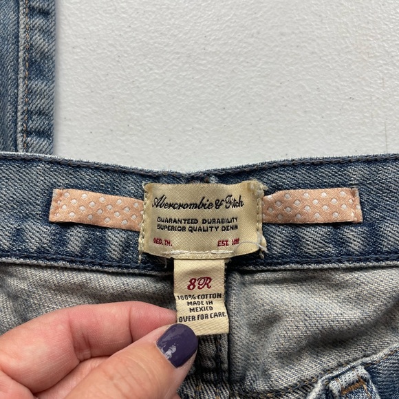 Abercrombie & Fitch Distressed Jeans Size 8R - Picture 2 of 11